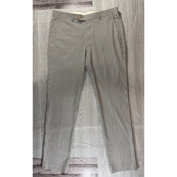 Todd Snyder “The Sutton Fit” subalpino Italian Plaid Fabric Pants 32 NWOT